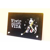 Reloj De Pared Porta Llaves - Indio - Vivir Solo Cuesta Vida