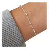 Pulsera Signapur Fina Con Bolitas Plata 925 Italiana