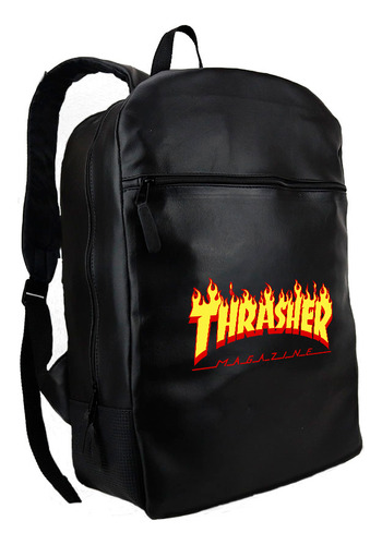 Mochila Escolar Thrasher Bolsa Alças Reforçadas Volta Aulas