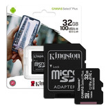 Tarjeta Memoria Kingston Canvas Select Plus 32gb Adaptador