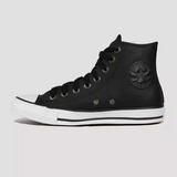 Liquidamos Converse All Star Hi Cuero Negras Originales