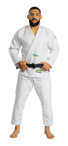 Kimono Jiu Jitsu Vouk Brasil Branco