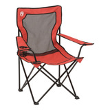 Silla Plegable Quad Mesh Coleman® Rojo