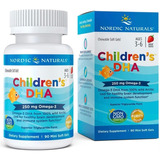 Omega 3 Dha Infantil Nordic Naturals 250 Mg 90softgel Sabor Morango