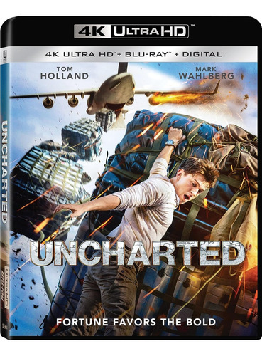 Blu-ray 4k Ultra Hd Uncharted Fora Do Mapa Dub/leg Lacrado