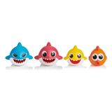 Wowwee Pinkfong Baby Shark Bath Squirt Toy - 4 Paquete