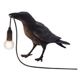 Lámpara De Mesa Us Plug, Diseño De Cuervo, Lámpara De Mesa C