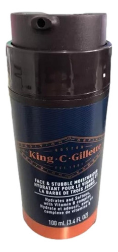 King C. Gillette Hidratante Para Rosto E Barba  Original