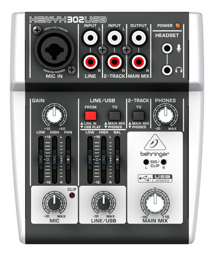 Console Behringer 302usb Xenyx De Mistura 100v/240v