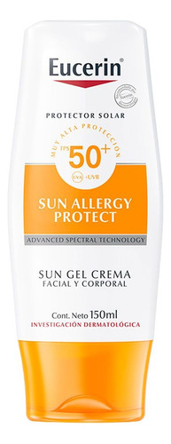 Eucerin Protector Solar Fps 50 Allergy Protect Para Alergias