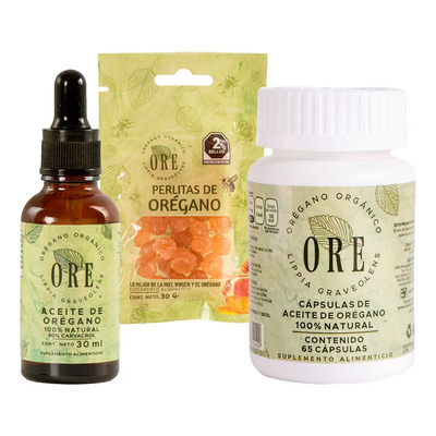 Aceite De Oregano 30 Ml 1 Capsulero 65 Pz 1bolsa Perlas 30gm | Meses sin interés