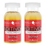 Aditivo Cavalo Real Crescimento Biotina 10ml (kit C/02 Un)