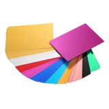 Lámina De Aluminio, Tarjetas, Tarjetas, Materiales Multicolo