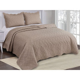 Colcha Matelassê King Duque 3 Pç Camesa 260x280 Cobre Leito