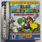 Caja Super Mario World Para Game Boy Advance Segunda Edición