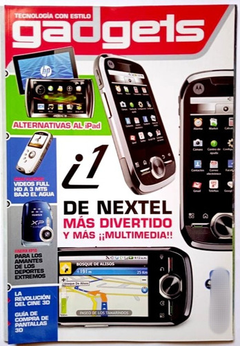 Revista Gadgets Pantallas 3d Nextel  Videojuegos Shrek Cel