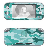 Skin Personalizado Para Switch Lite Camuflaje (0009)