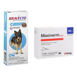 Bravecto Antipulgas E Carrapatos Cães De 20 A 40kg + Brinde