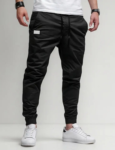 Pantalón Cargo Jogger Casual Twill Algodón Para Hombre | MercadoLibre