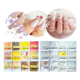 Kit 12 Strass  Flores Secas Flor Resinas Joias Unhas Gel 