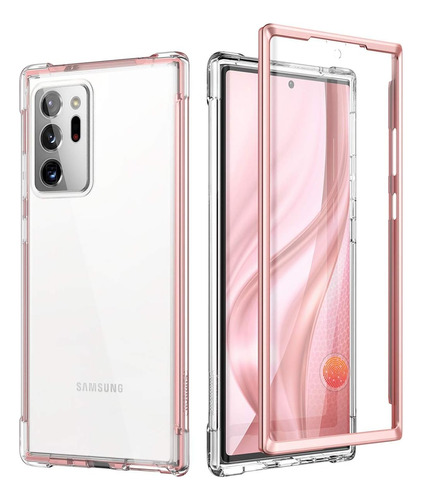 Funda Suritch Samsung Galaxy Note 20 Cristal Ros+ Protector