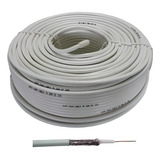 Bobina Cable Rg6 Coaxil Blanco Rollo X 152mts