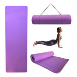 Tapete 10mm Portátil Yoga Pilates Fitness Ejercicio Tpe