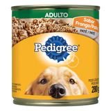 Patê Para Cães Adultos Frango Pedigree Lata 280g