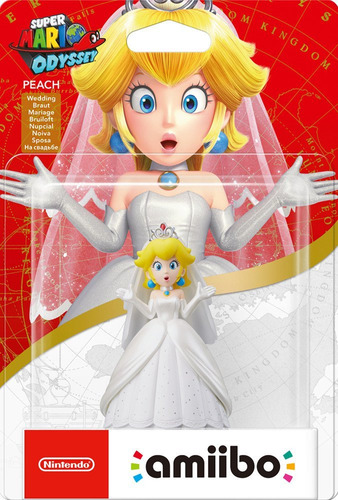 Amiibo Wedding Peach - Super Mario Odyssey