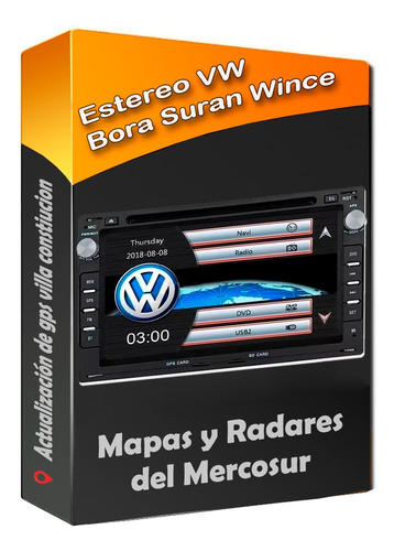 Actualización Gps Estereo  Volkswagen Bora Suran Wince 
