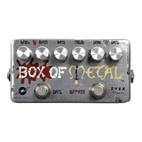 Zvex Box Of Metal - Pedal Distorsión Super Heavy P/guitarra Color Gris