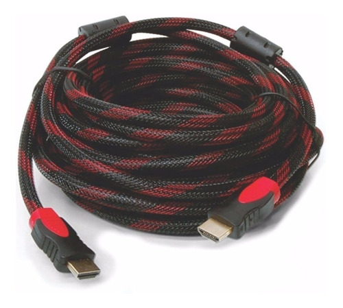 Cable Hdmi  Full Hd Filtro Mallado 10mts Led Lcd Monitor