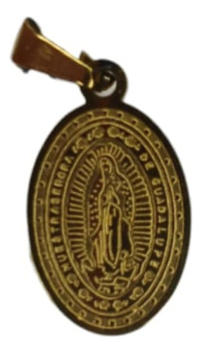 Dije Medalla De La Virgen Del Carmen Dorado Hombre O Mujer