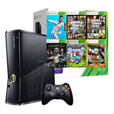 Xbox 360 Semi Novo + Controle + 40 Jogos Instalados