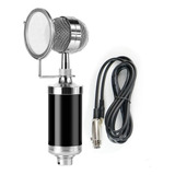 Microfone Condensador Profissional: Conjunto Completo De Mic
