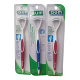 3 Limpiador Lingual Gum® Halicontrol Ayuda Con Mal Aliento