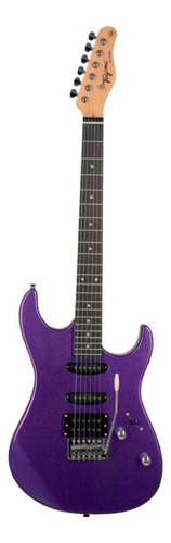 Guitarra Eléctrica Tagima Tw Series Tg-510 De Tilo Metallic Purple Con Diapasón De Madera Técnica