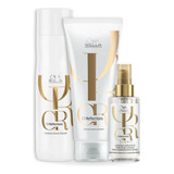 Kit Oil Reflections Sh 250ml + Cond 200ml + Óleo Light 100ml