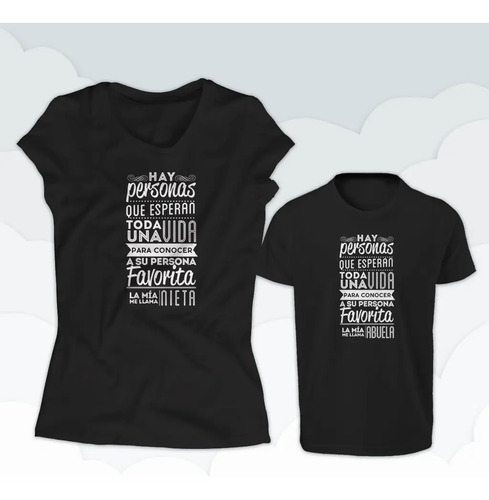 Playera Personalizada Combo Abuelo/a Nieto/a Envio Gratis!!!