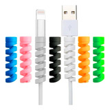 Protector Cable Cargador Usb C Universal Silicona Espiral X6