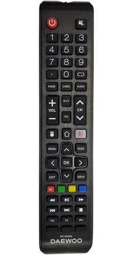 Control Generico Compatible Daewoo Smart Tv  Fot Referencial