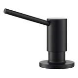 Kraus Dispensador De Jabon Y Locion De Cocina En Negro Mate,