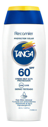 Tanga Spf 60 Crema X 130 Ml