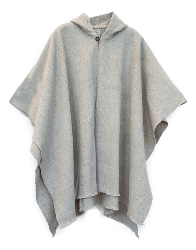 Poncho Premium Natural Crudo Anzestral