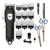 Cortadora De Pelo Recargable Gadnic + Kit Tijeras Peluqueria