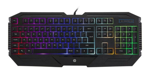 Teclado Gamer Hp K110 Retroiluminado Rgb // Angelstock