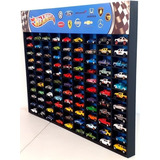 Exhibidor P/ Hot Wheels Azul Varias Marcas Para 99 Autos