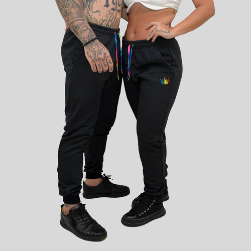 Kit Casal Calça De Moletom Jogger Ele  E Ela Namoradsos