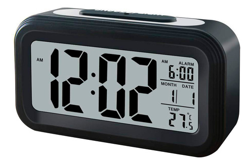 Reloj Despertador Digital Gadnic Led Alarma Hora Temperatura