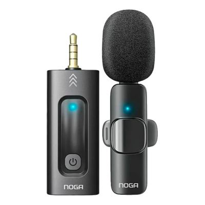 Microfono Corbatero Inalambrico 3.5m Aux Celular Pc Parlante Color Negro | MercadoLibre